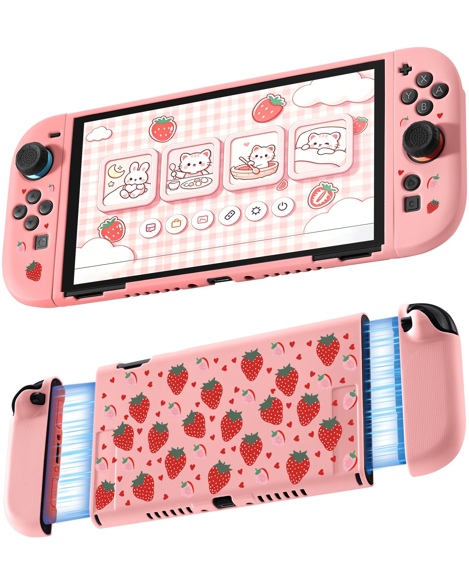 Amazon.com: Textured Grip Protective Case Compatible with Nintendo